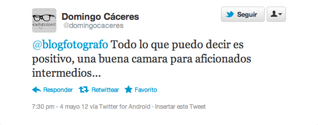 Pantallazo twitter @domingocaceres