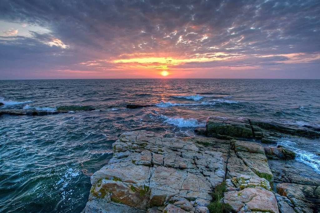 Paisaje en amanecer