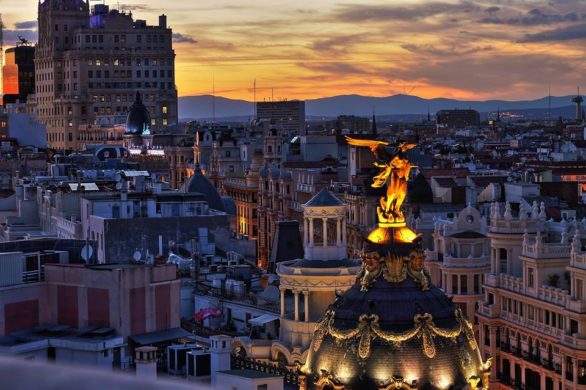 Arturo Orgaz_Atardecer en el Círculo de Bellas Artes