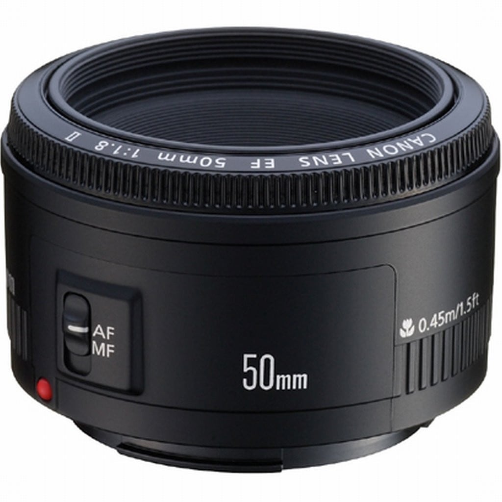 Photography lens: Canon 50mm f/1.8 photography lens