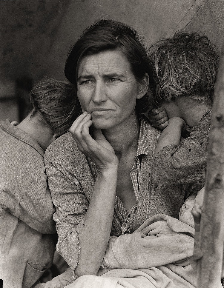 grandes fotografías, autora Dorothea Lange