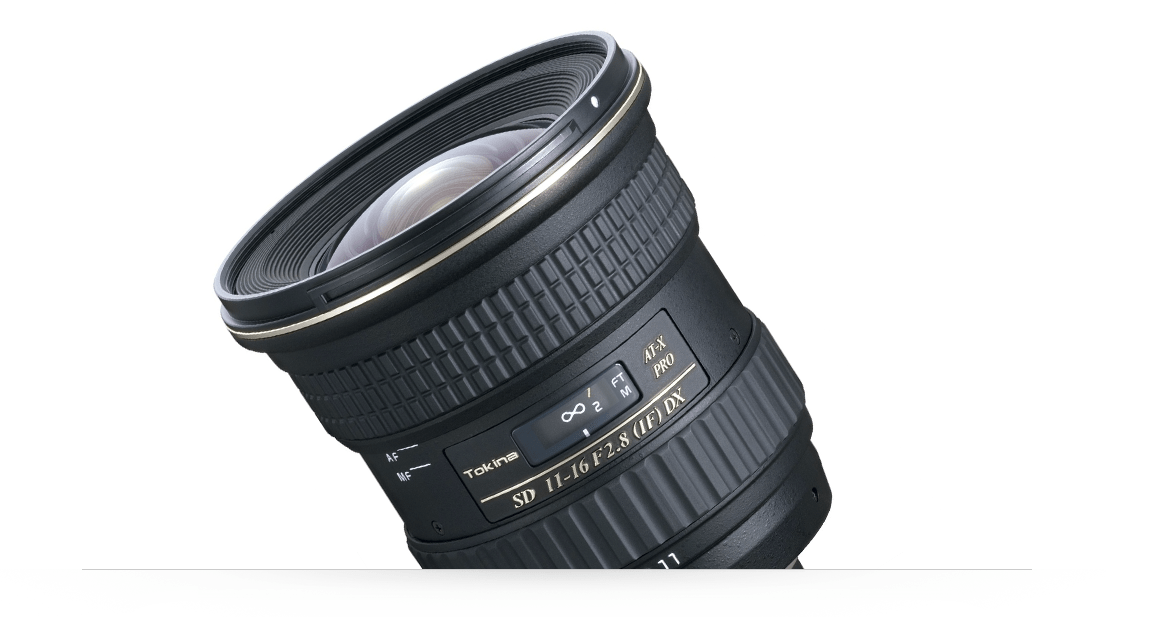 Tokina wide angle camera lens