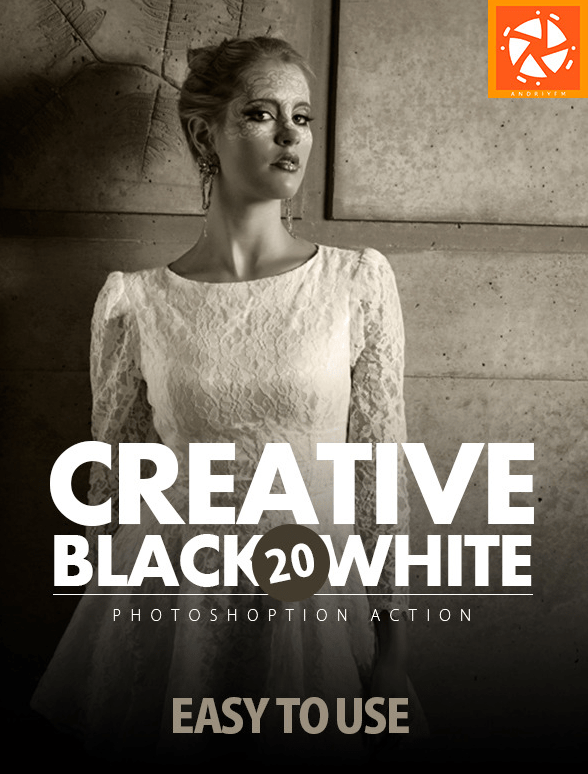 20 acciones creativas para blanco y negro