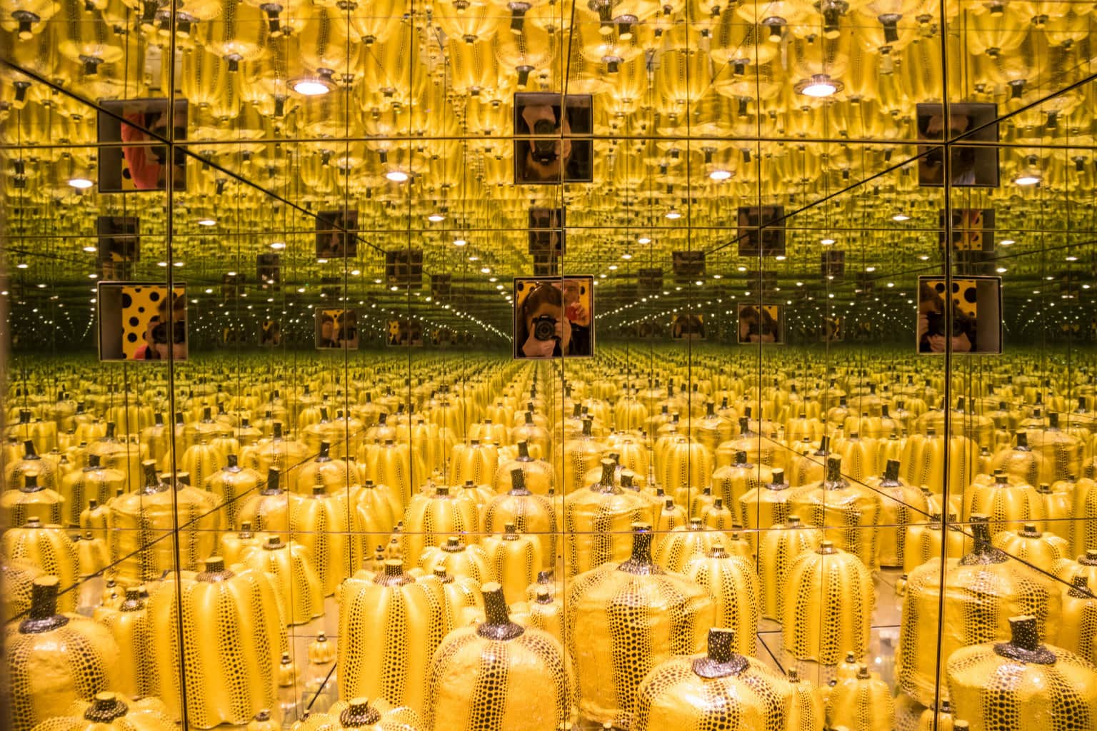 Artwork by Yayoi Kusama