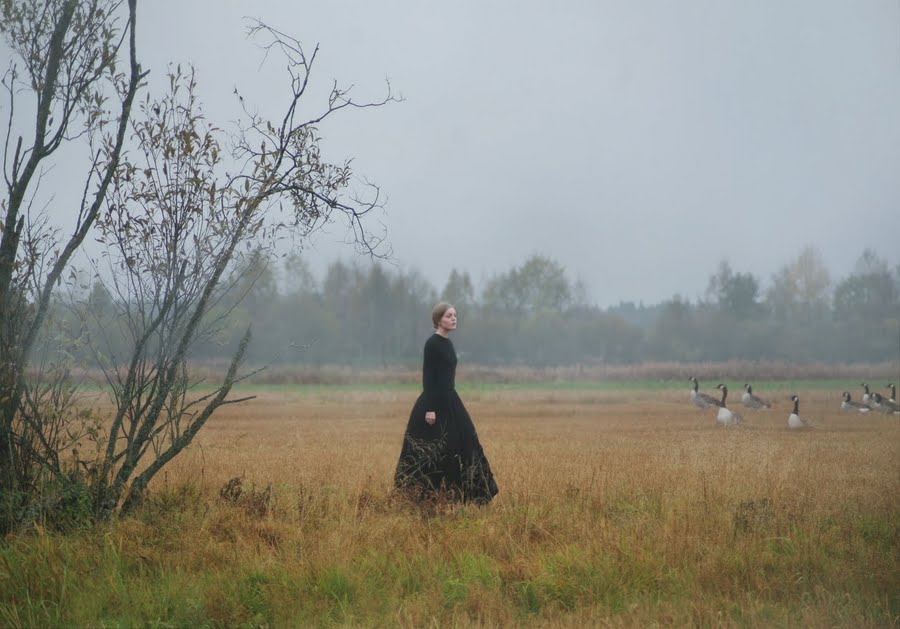 landscape photography with a woman Anna Aden