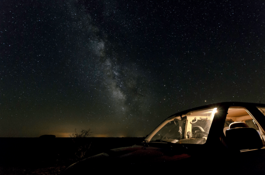 Su_La_via_lactea_y_mi_coche