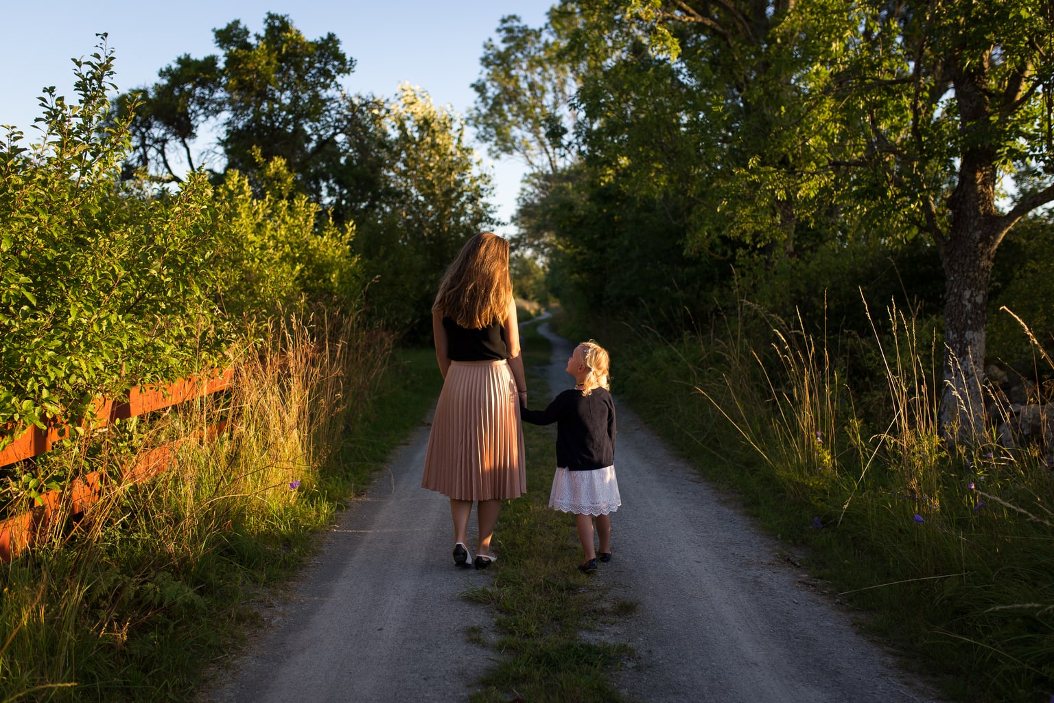 fotografía paisaje madre con su hija