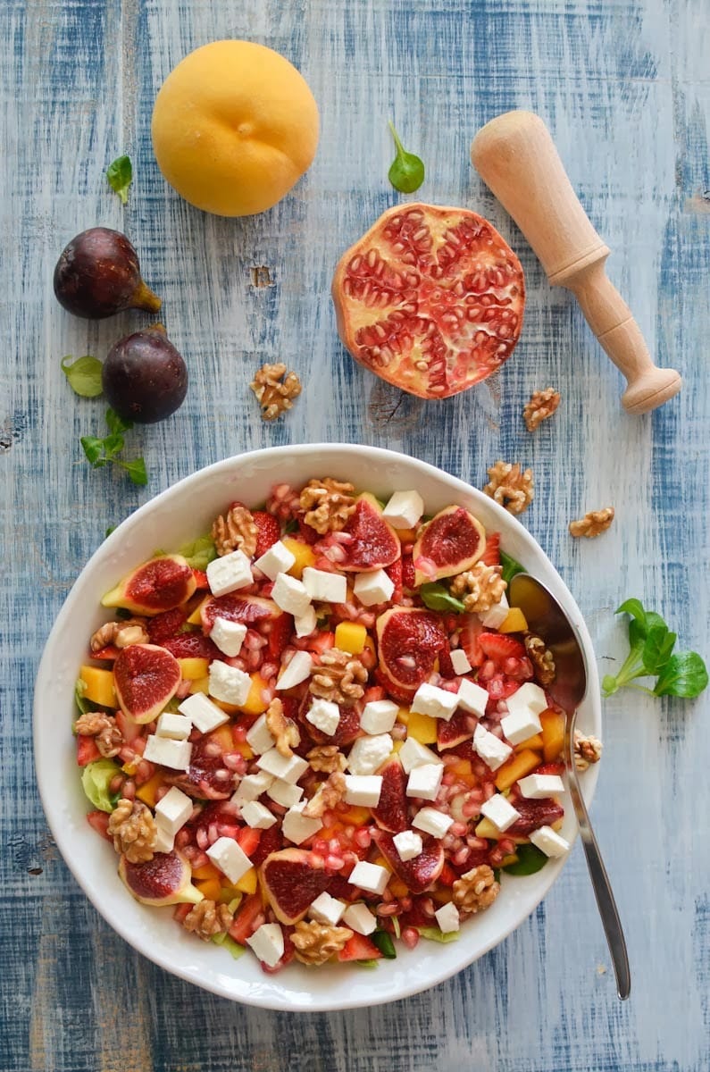 fotografía gastronómica de una ensalada fotografía gastronómica de una ensalada