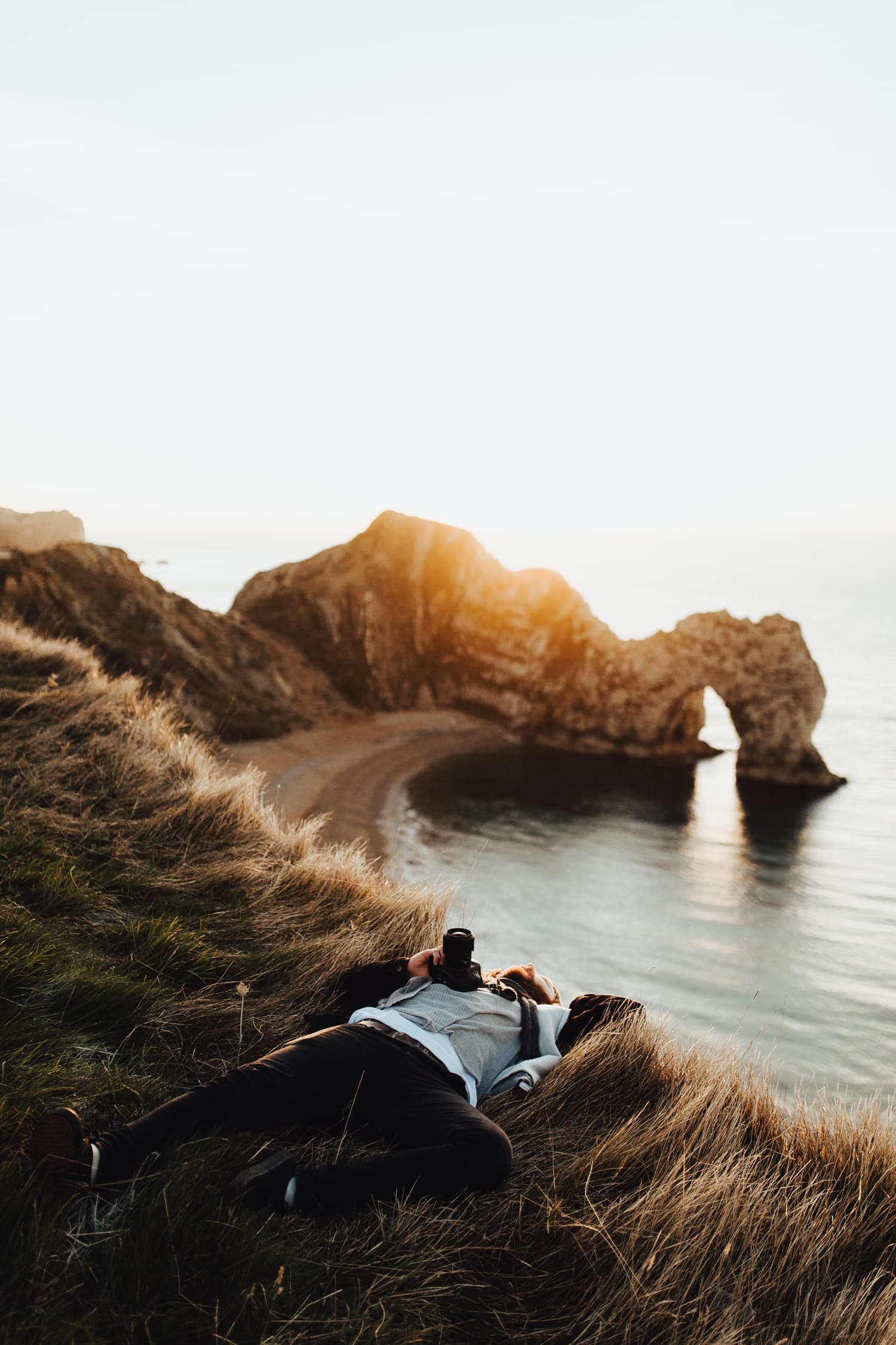 fotografía paisaje de un fotógrafo en la naturaleza