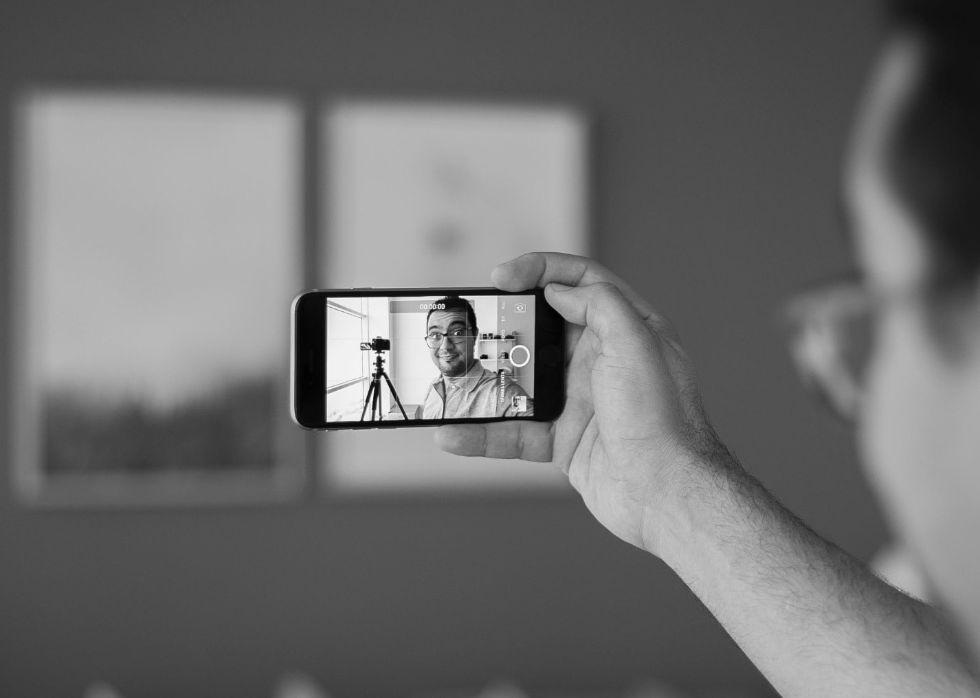 fotografía autoretrato de Mario Pérez