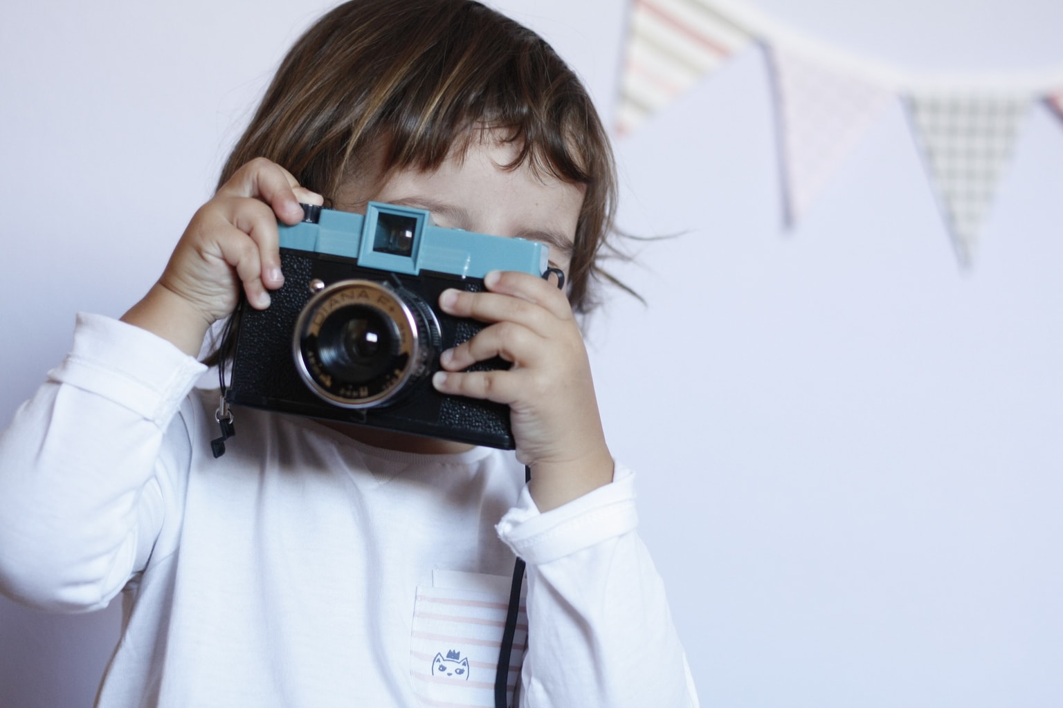 photo of girl with camera