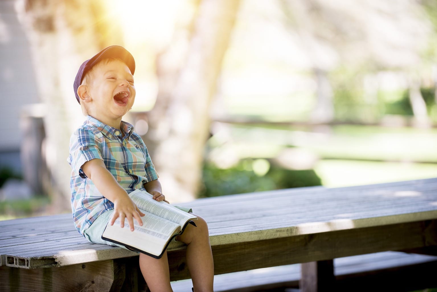 Photo of laughing boy