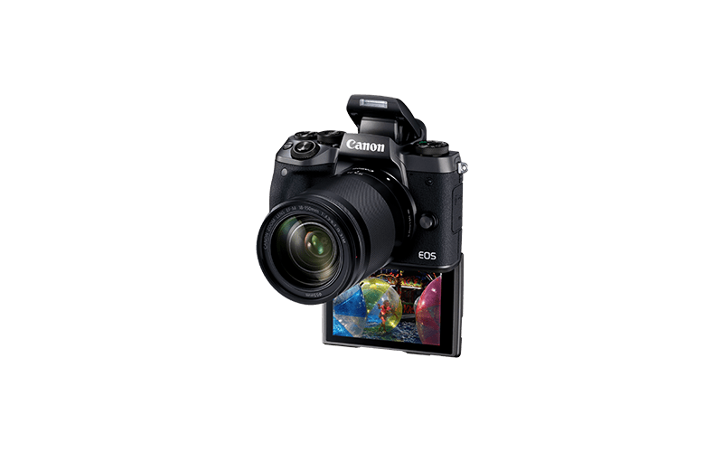 Canon EOS M5 y pantalla abatida