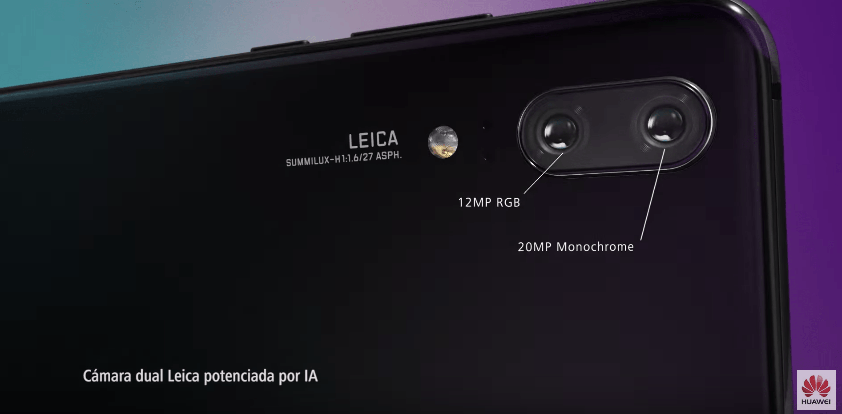 Descripción cámaras Huawei P20