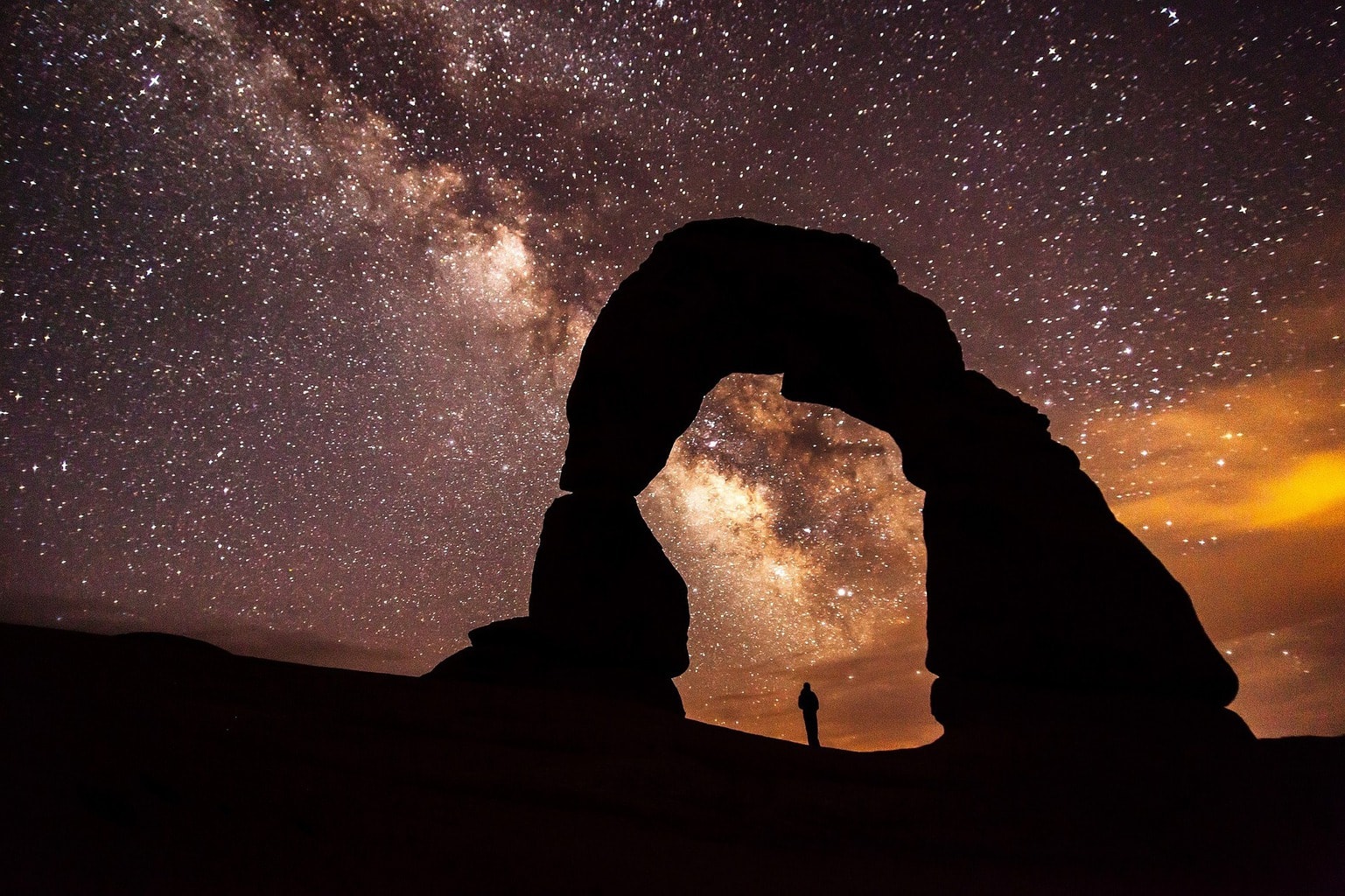 ejemplo Fotografía nocturna cielo con estrellas ejemplo Fotografía nocturna cielo con estrellas