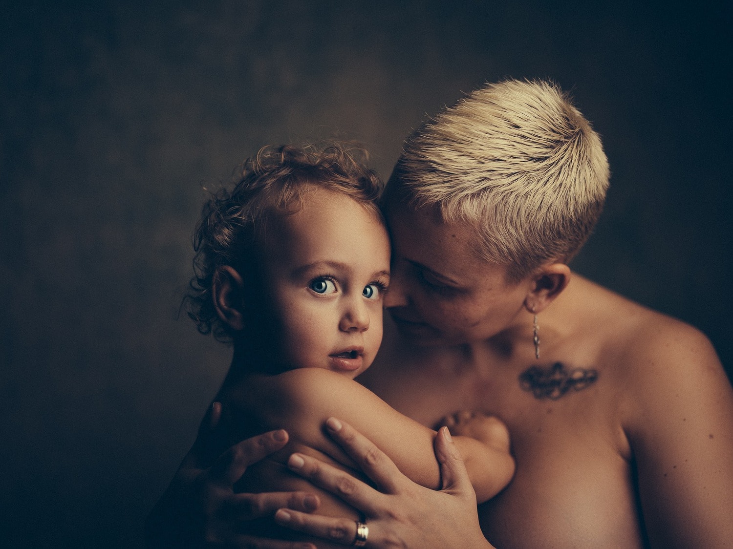 ejemplo fotografÃ­a de Familia madre con niÃ±o