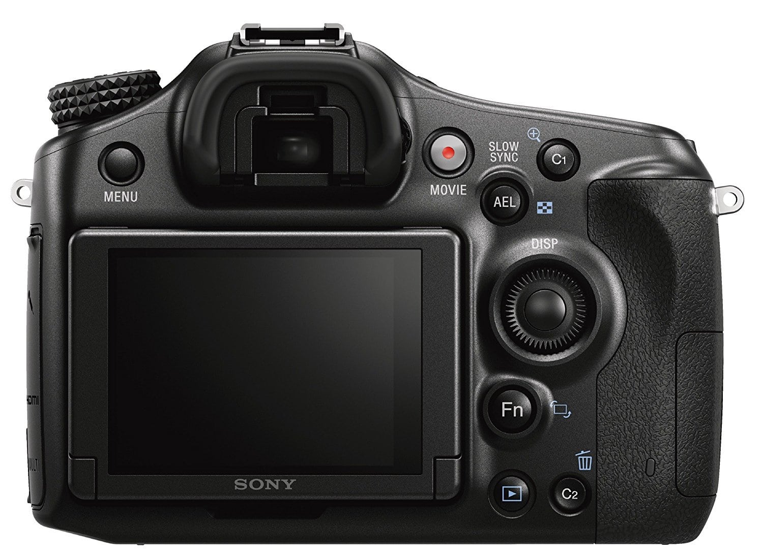 Sony alpha68 pantalla trasera