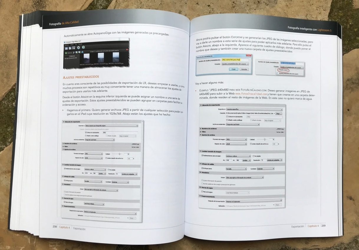 Ajustes Libro Fotografía Inteligente con Lightroom 5