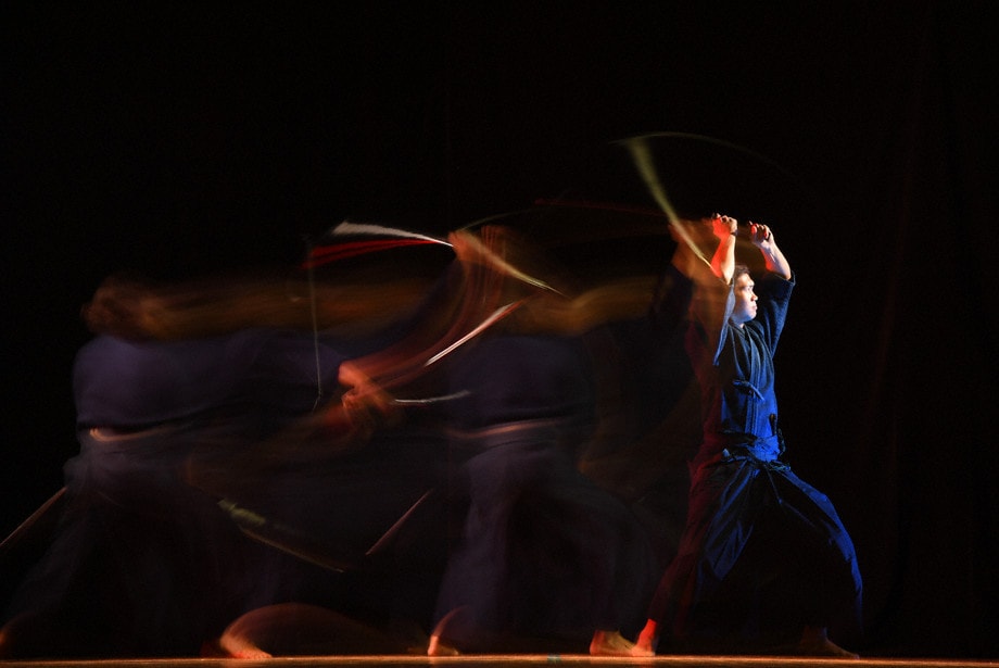fotografía con flash artes marciales