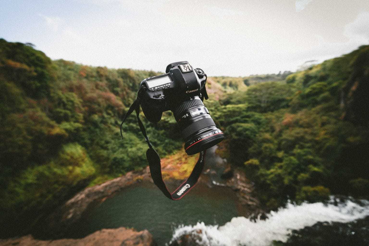 cámara volando