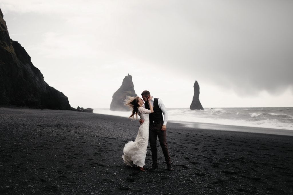 Reportaje de novios en la playa