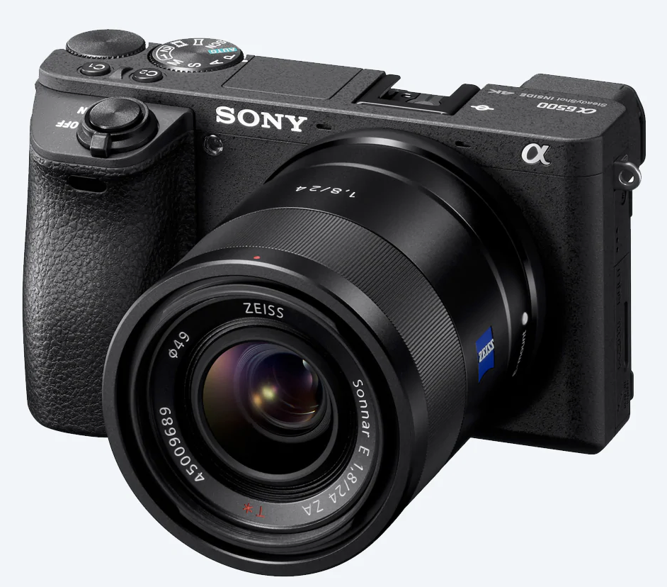 Sony A6500 de frente