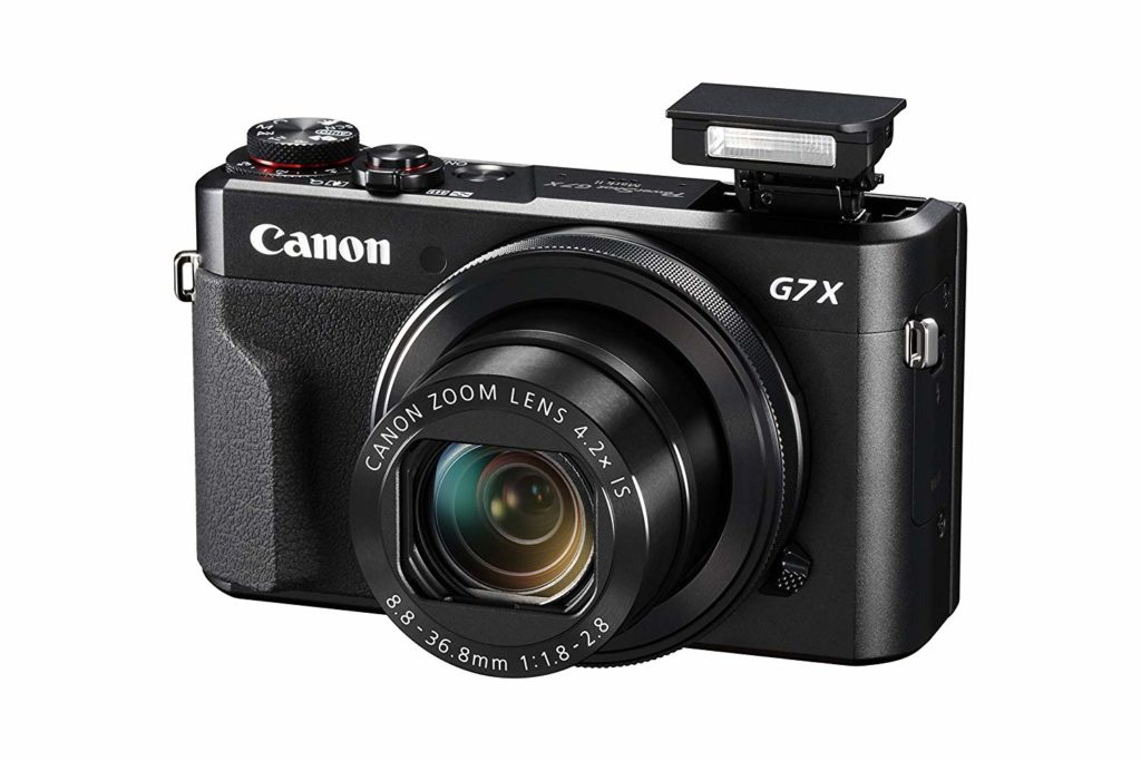 Powershot G7X con flash 