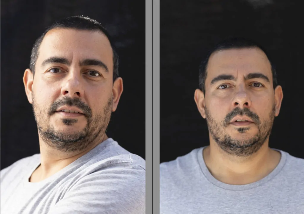 Comparativa reflector plata y blanco
