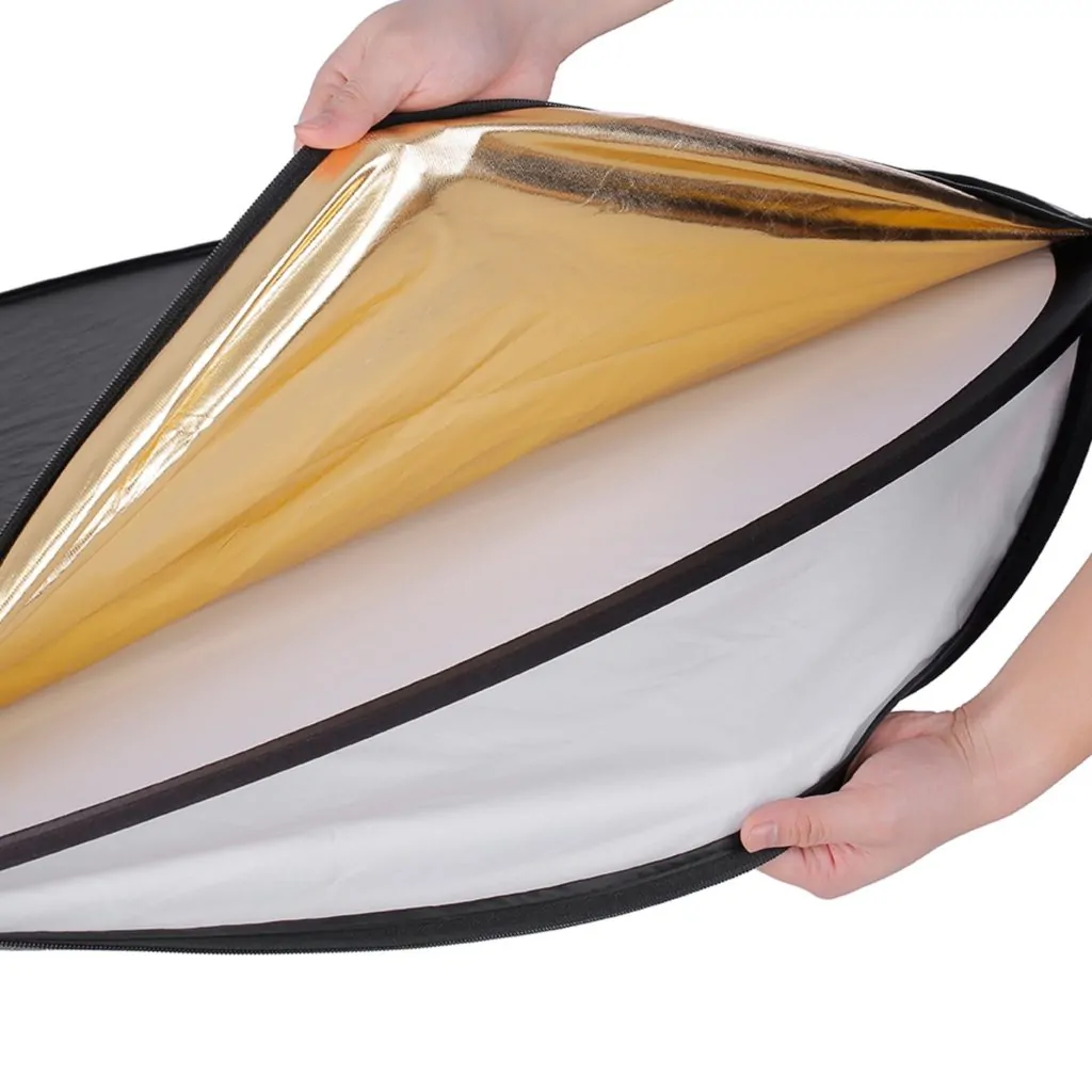 Reflector 5 en 1 con las distintas fundas 