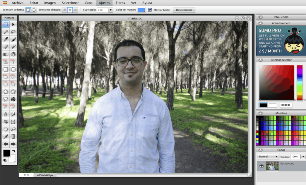 Editor on line SumoPaint