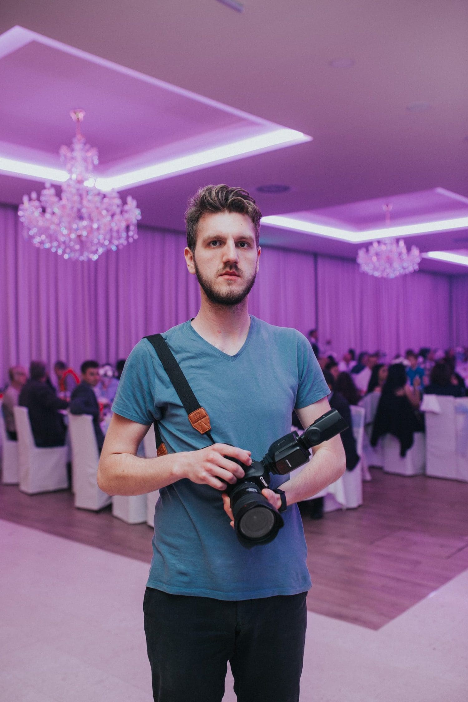 Fotógrafo en un evento