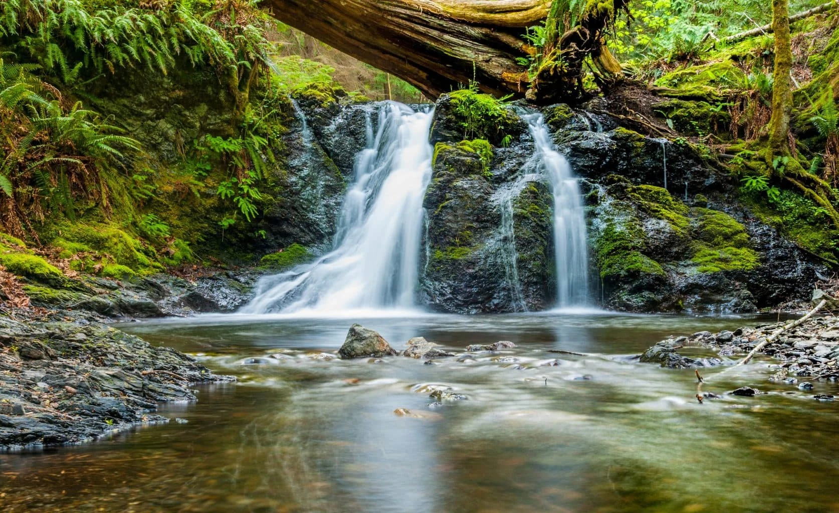 foto de naturaleza con el efecto seda