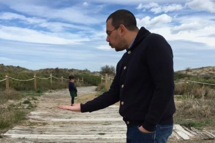 perspectiva forzada de padre e hija