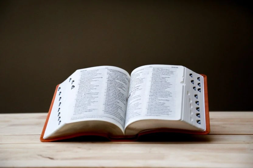 diccionario como portada para artículo glosario