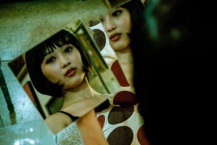 Retrato doble por juego espejos