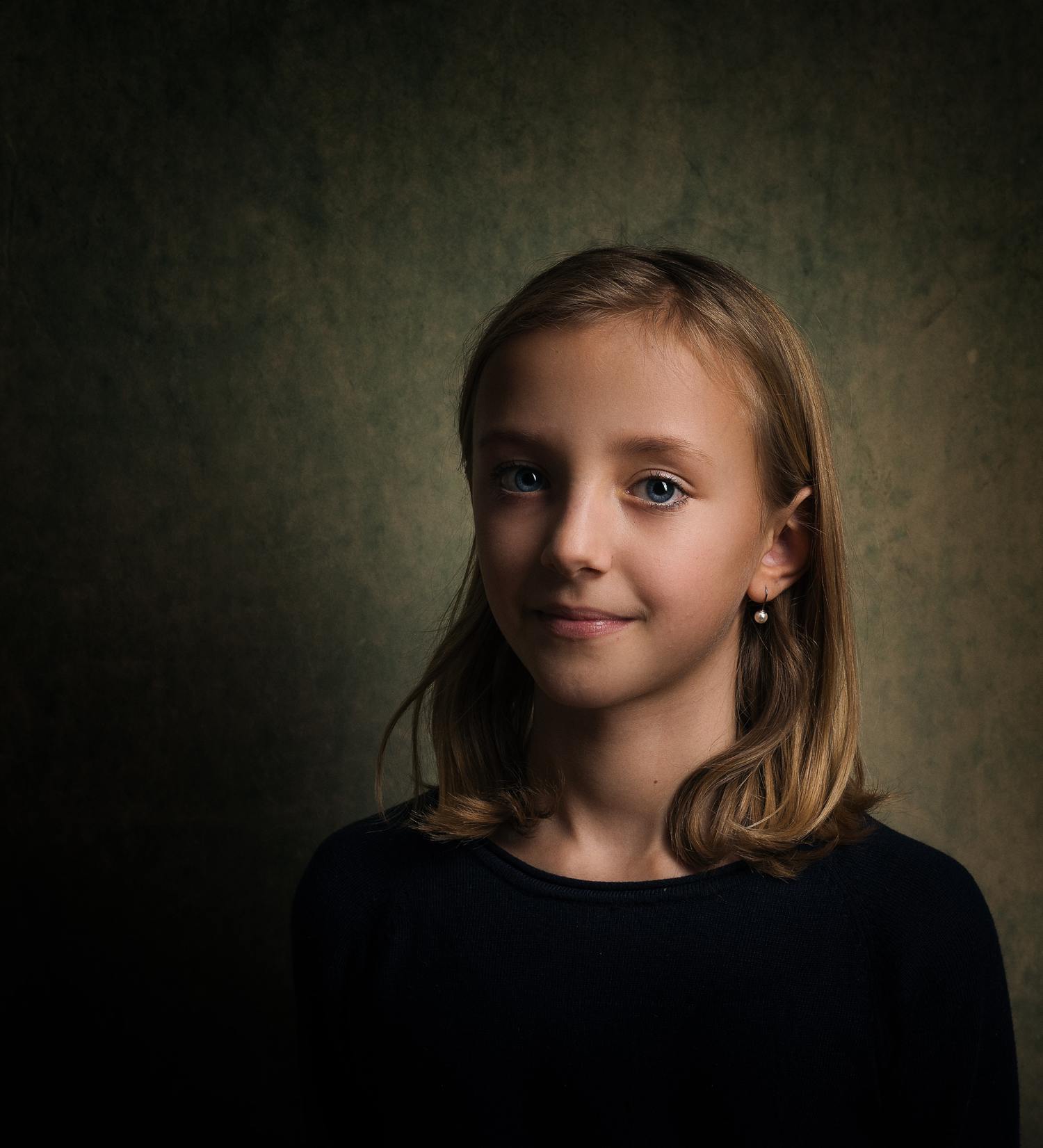 retrato nitidez niña
