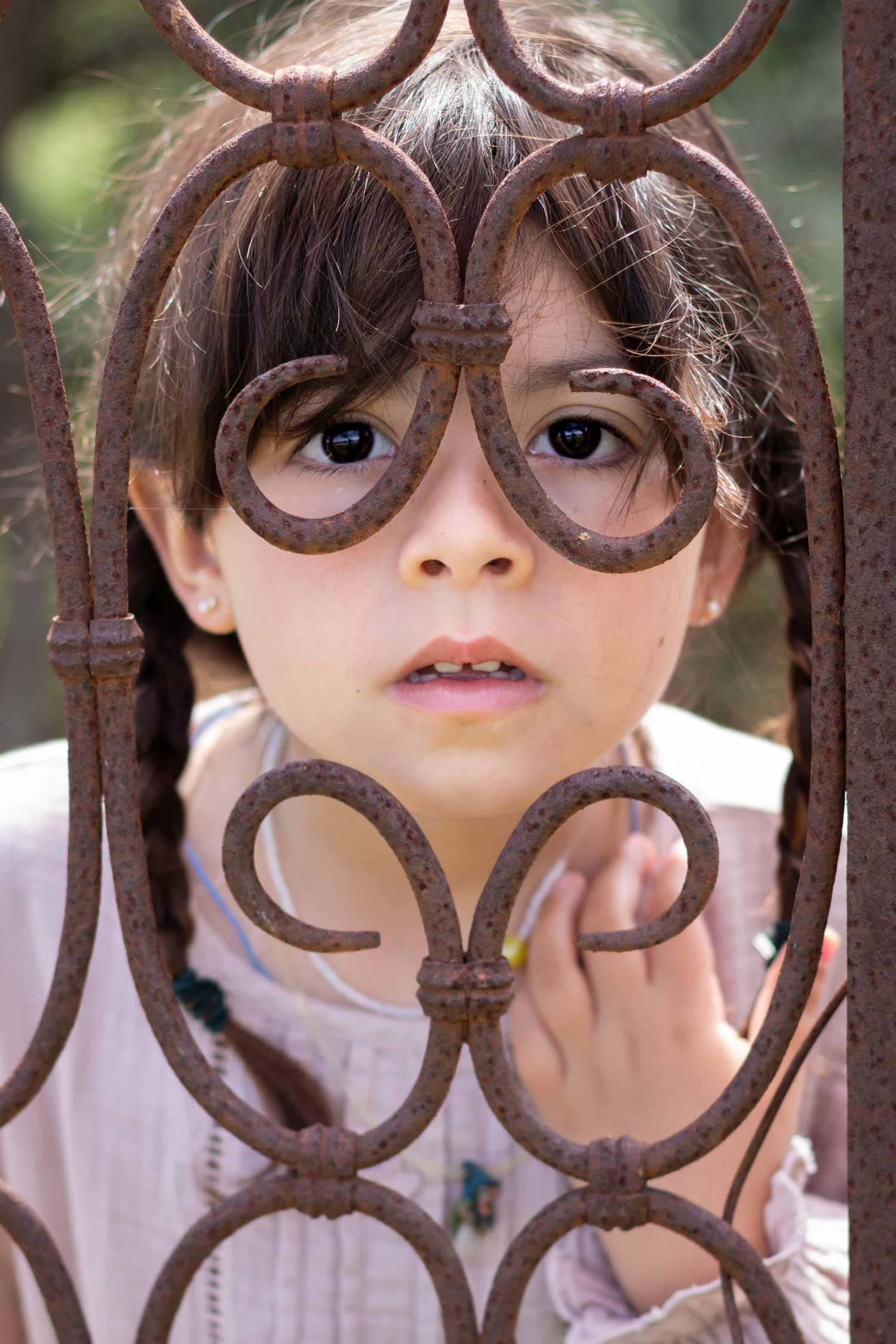 Portrait of girl with sparkle in her eyes