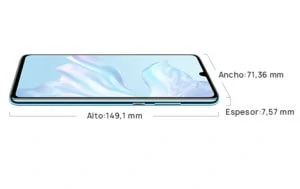 dimensiones Huawei P30