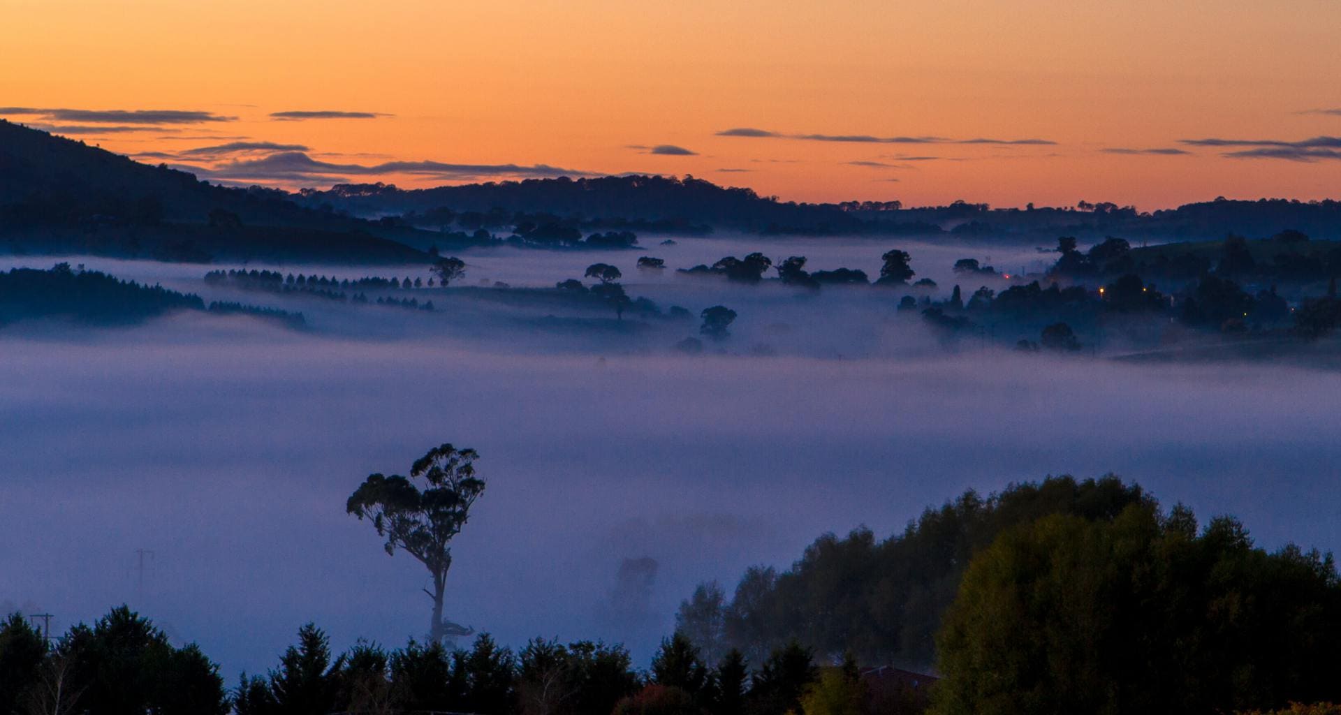 amanecer en Orange, Australia