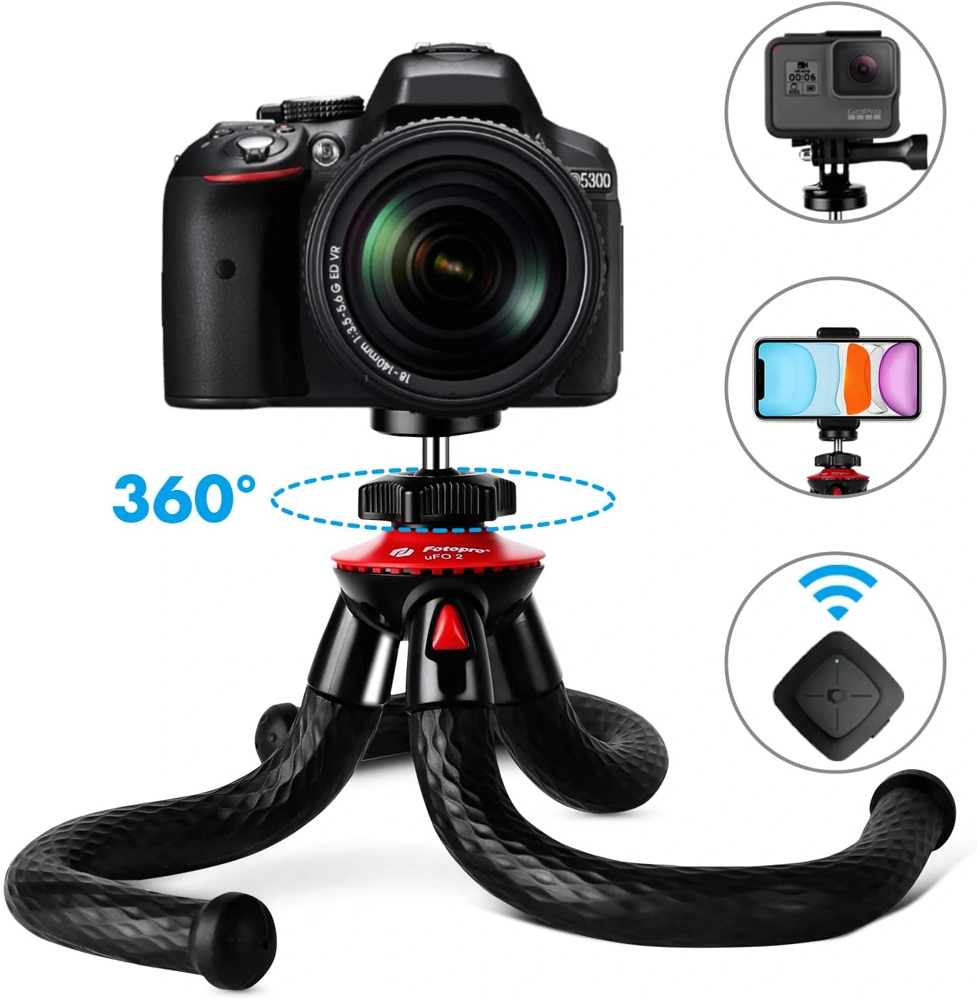 mini trípode fotopro