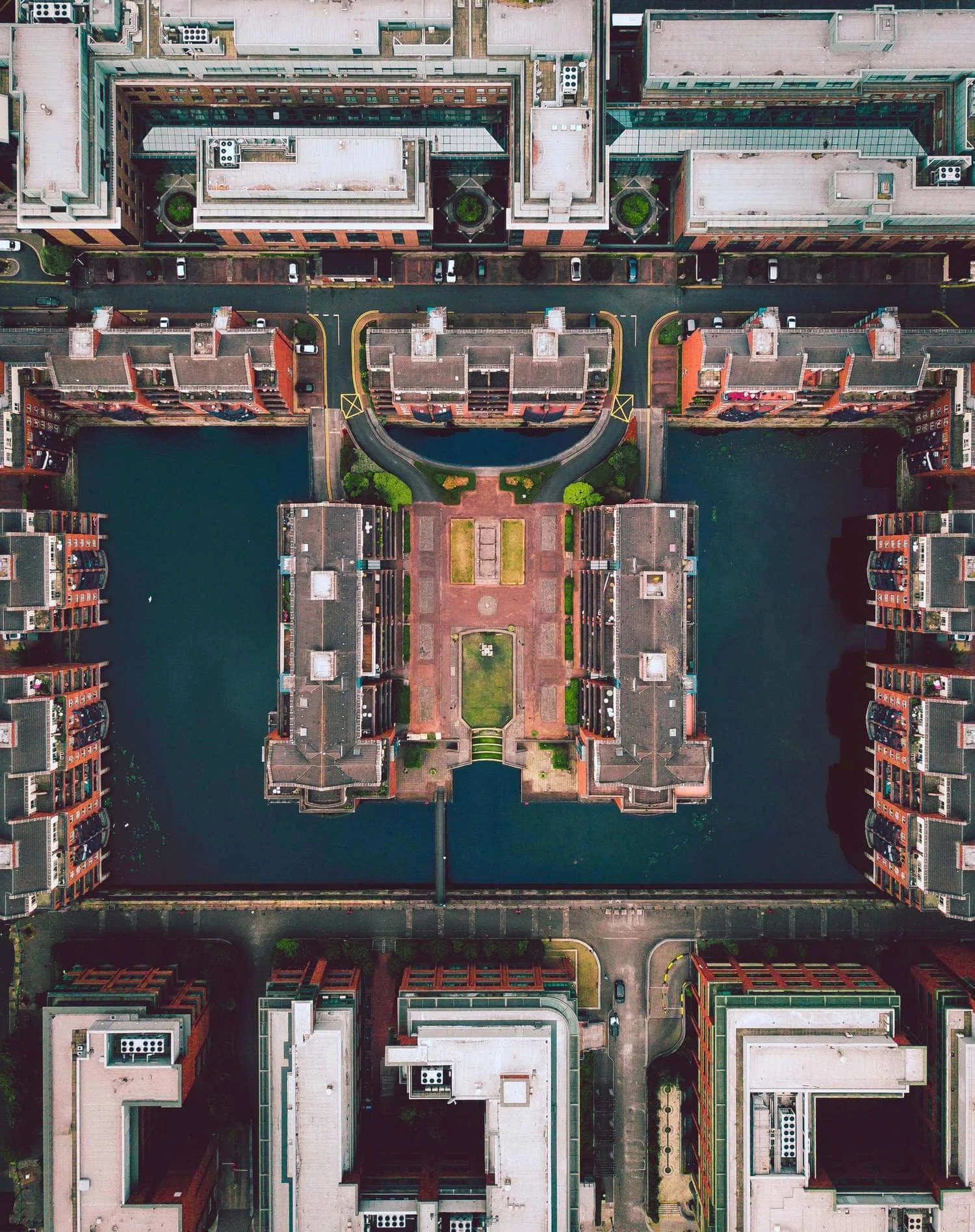 Urban photography from drone