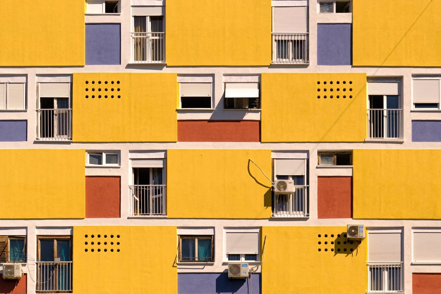 yellow facade