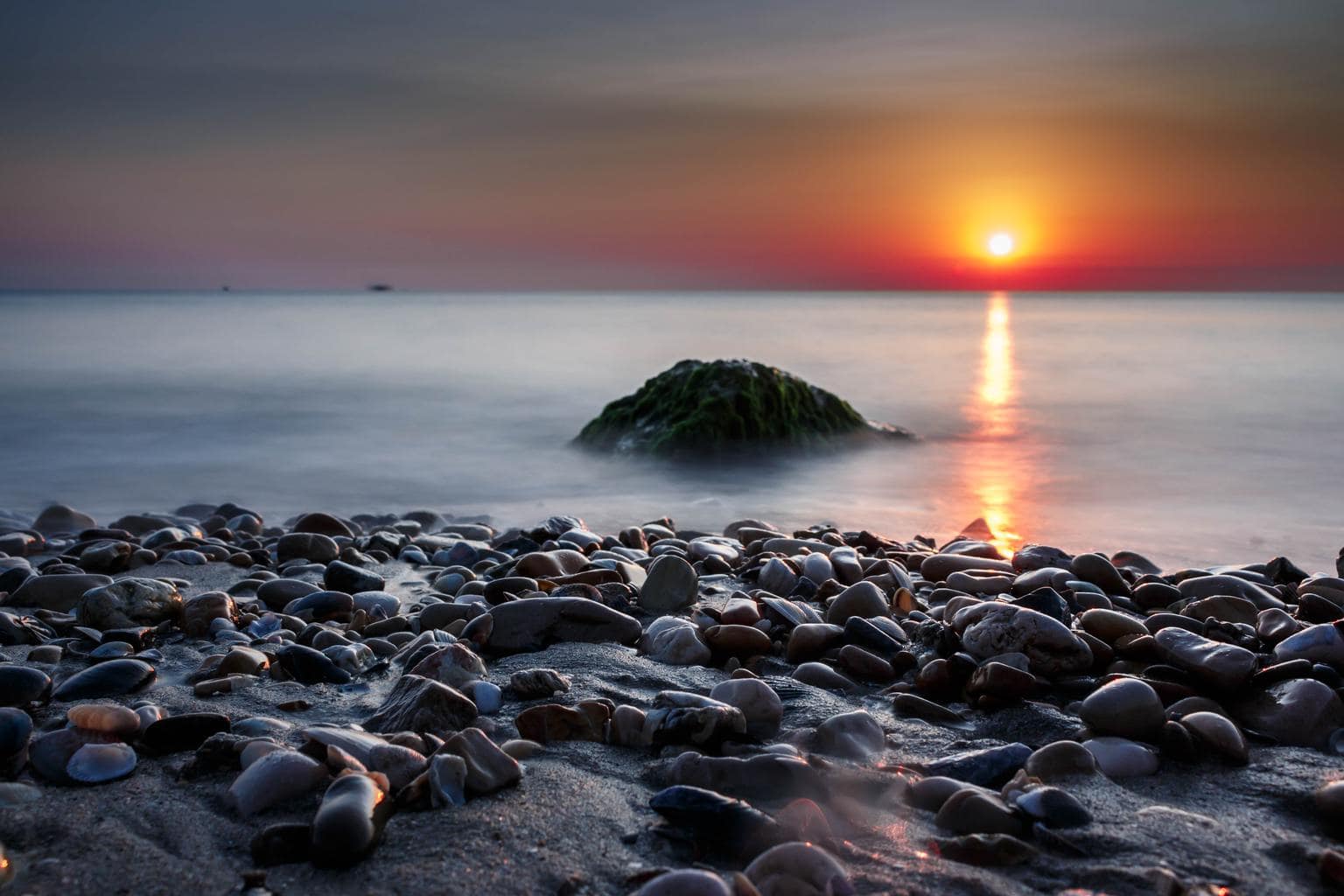 Fotografía de paisaje de larga exposición