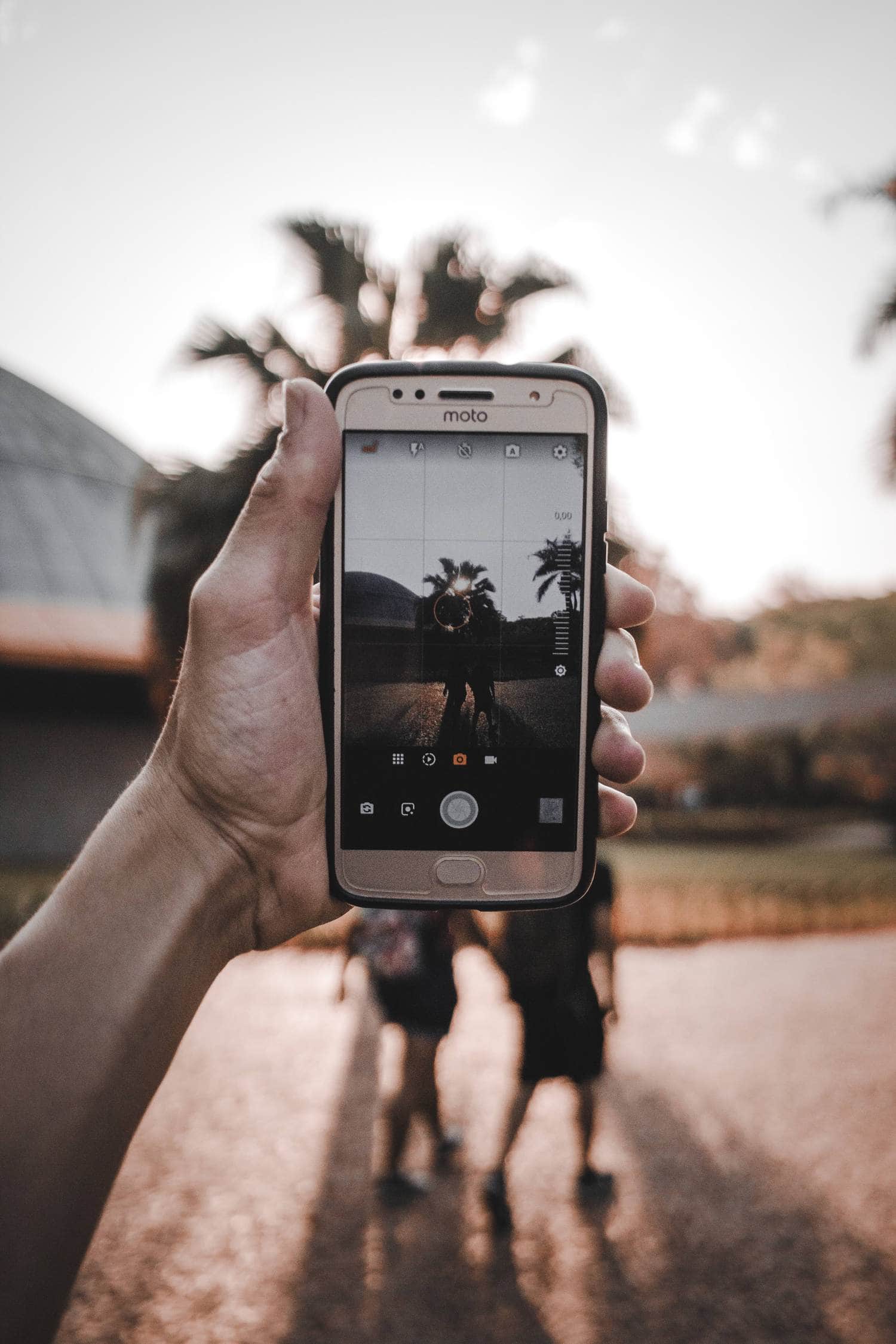 fotografiando con el móvil