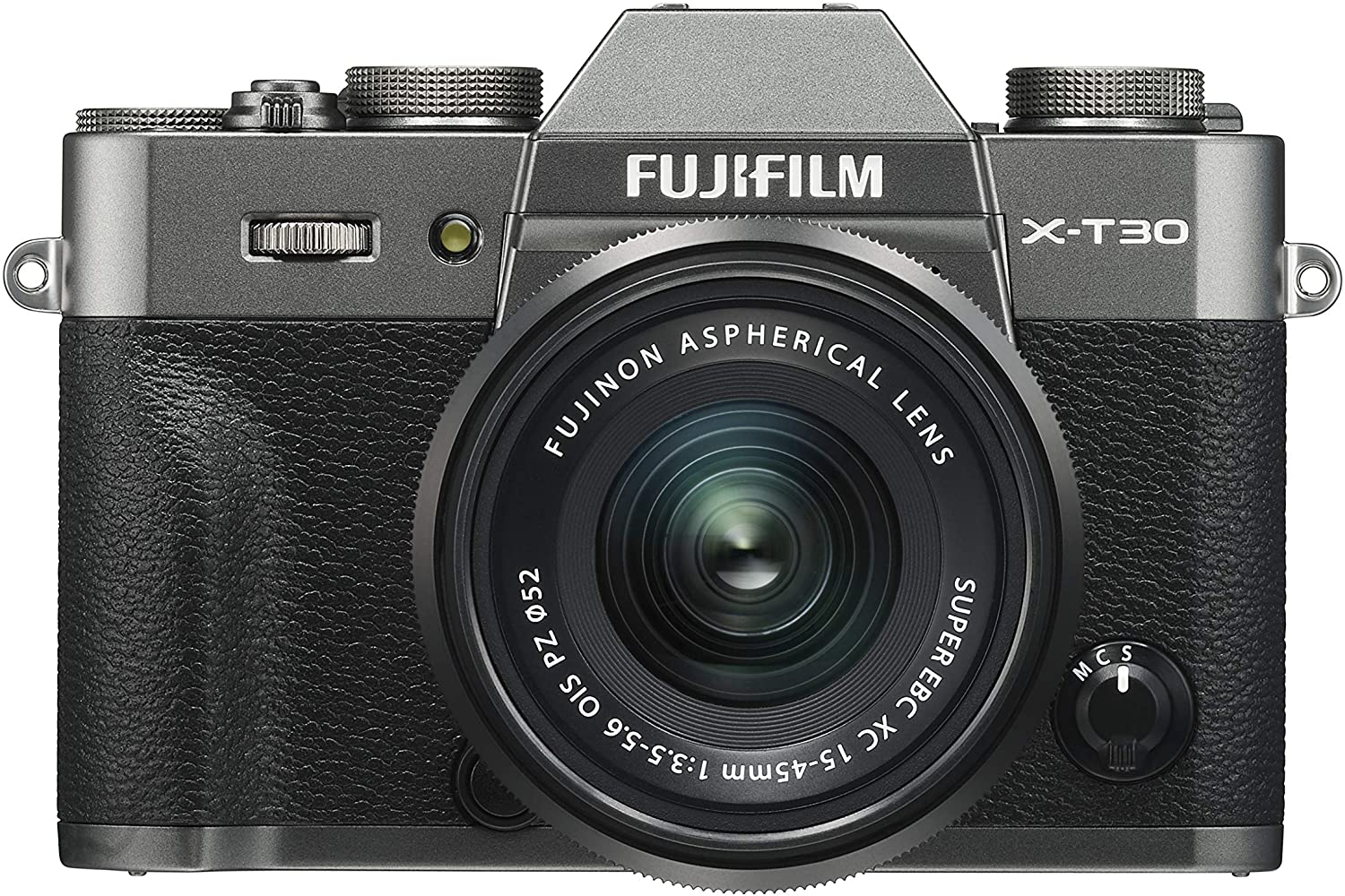 cámara EVIL Fujifilm x-t30 vista frontal