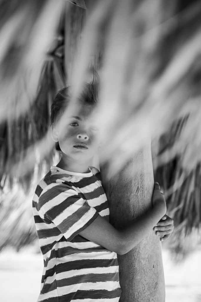 Photograph of a child with special care in the composition