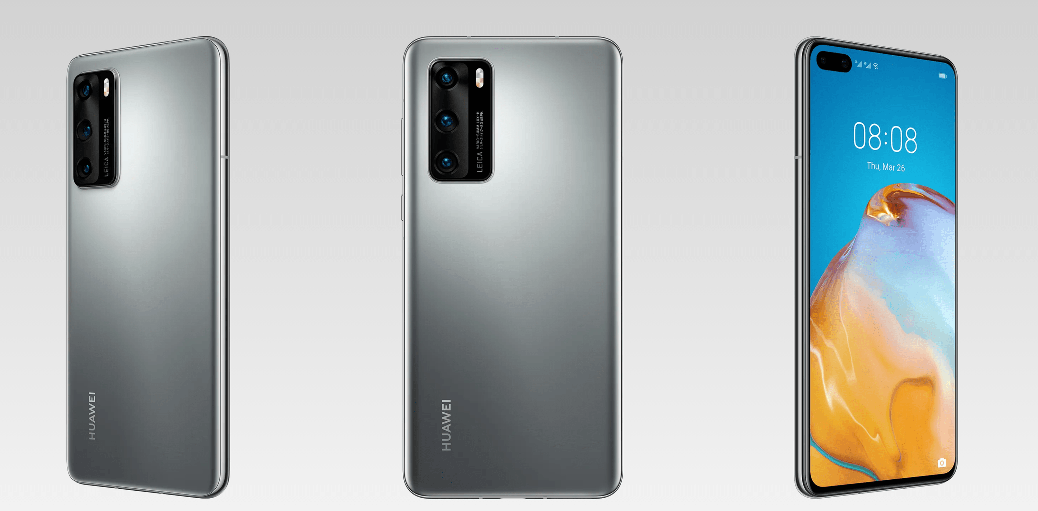 Huawei p40 ángulos