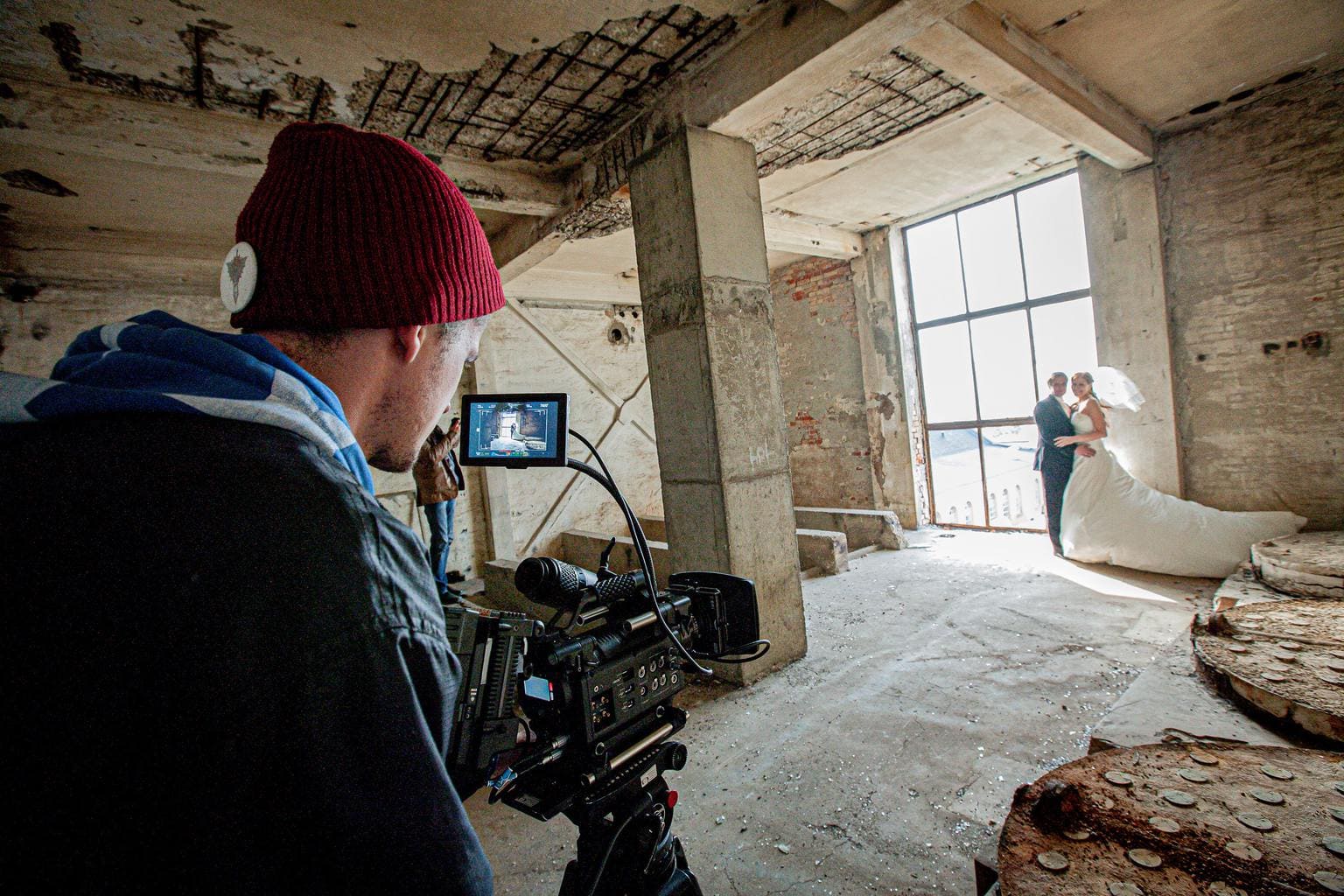 fotógrafo de vídeo de boda