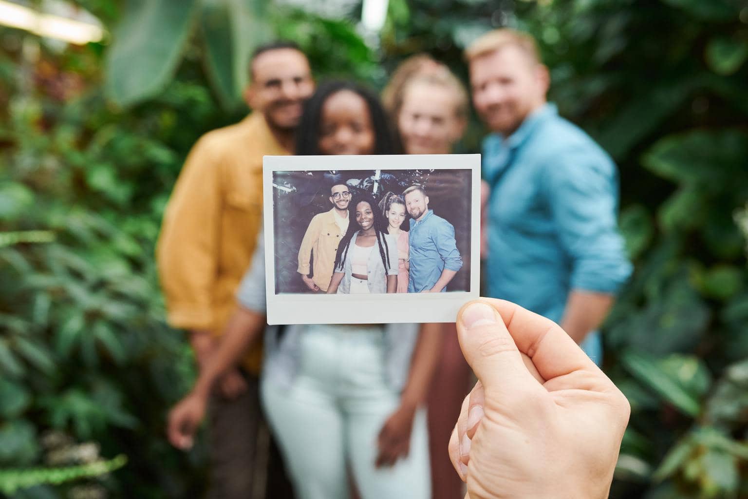 fotografía instantánea grupo