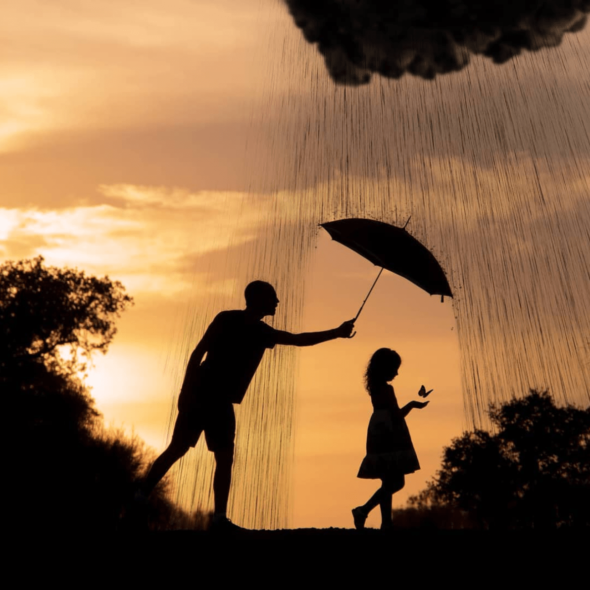 Foto ganadora del fotoreto 93 con padre e hija